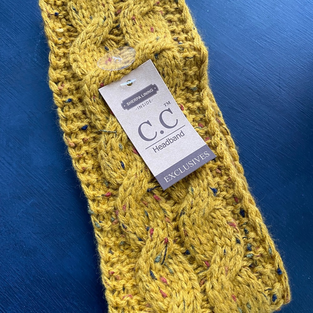 C.C Mustard Knit Headband